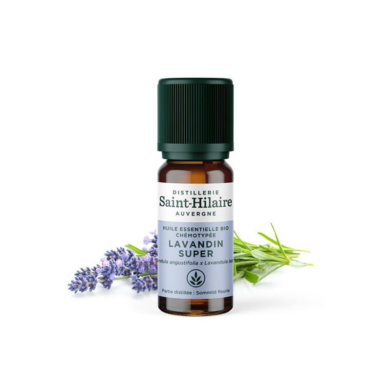 Huile essentielle Lavandin Super bio - 10 ml Distillerie Saint-Hilaire