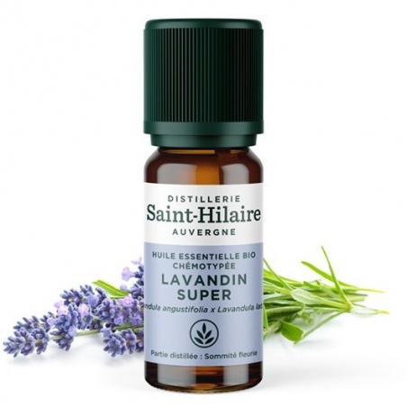 Huile essentielle Lavandin Super bio - 10 ml Distillerie Saint-Hilaire - Distillerie Saint-Hilaire