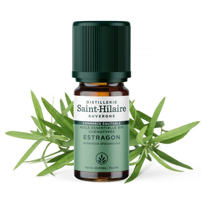Huile essentielle Estragon bio - 5 ml Distillerie Saint-Hilaire