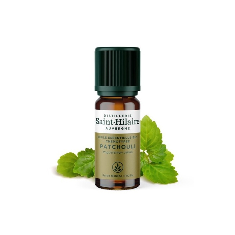 Huile essentielle Patchouli bio - 10 ml Distillerie Saint-Hilaire