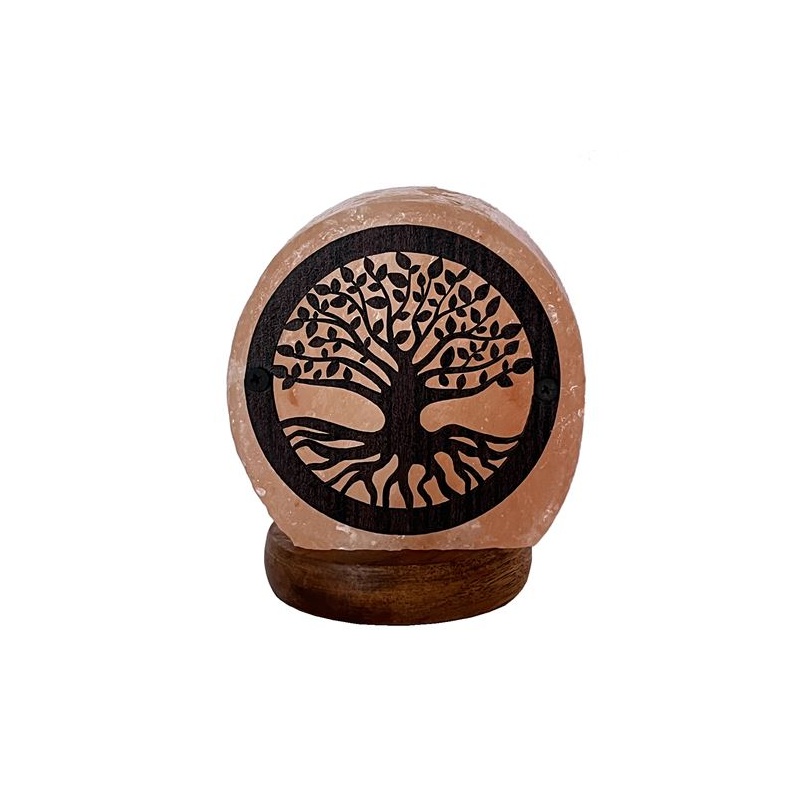 Lampe de Sel Himalaya Arbre de Vie USB 1 kg Esoterra