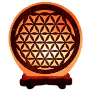 Lampe de Sel Himalaya Fleur de Vie 5KG Esoterra