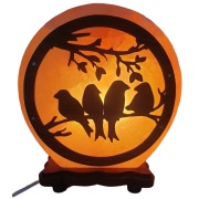 Lampe de Sel Himalaya Oiseaux  Esoterra