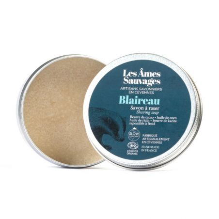 Savon à raser bio Blaireau - Les Âmes Sauvages
