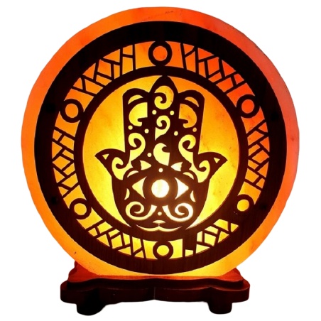 Lampe de Sel Himalaya Main de Fatma Esoterra - Esoterra