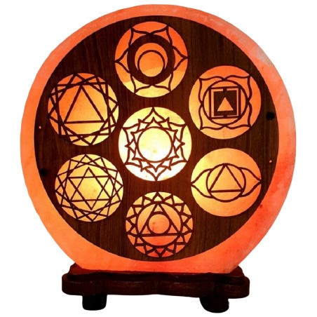 Lampe de Sel Himalaya 7 Chakras Esoterra - Esoterra