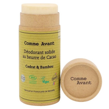 Déodorant solide Comme Avant - Cédrat et Bambou - Comme Avant