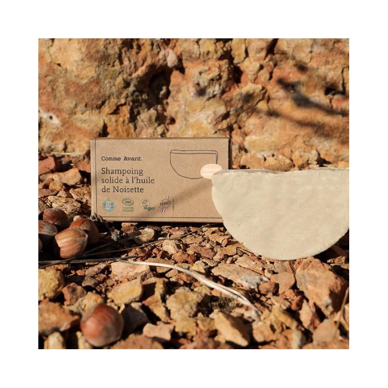 Shampoing solide Cheveux Normaux à l'huile de noisette Comme Avant