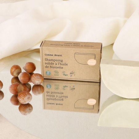 Shampoing solide Cheveux Normaux à l'huile de noisette Comme Avant