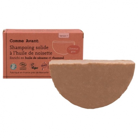 Shampoing solide Comme Avant pour cheveux gras à l'huile de sésame - Comme Avant
