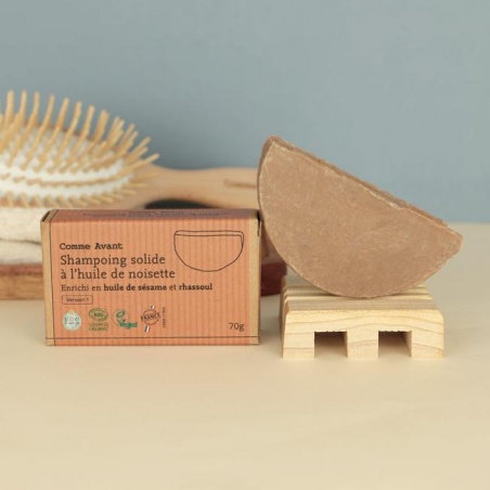 Shampoing solide Cheveux Gras à l'huile de sésame Comme Avant