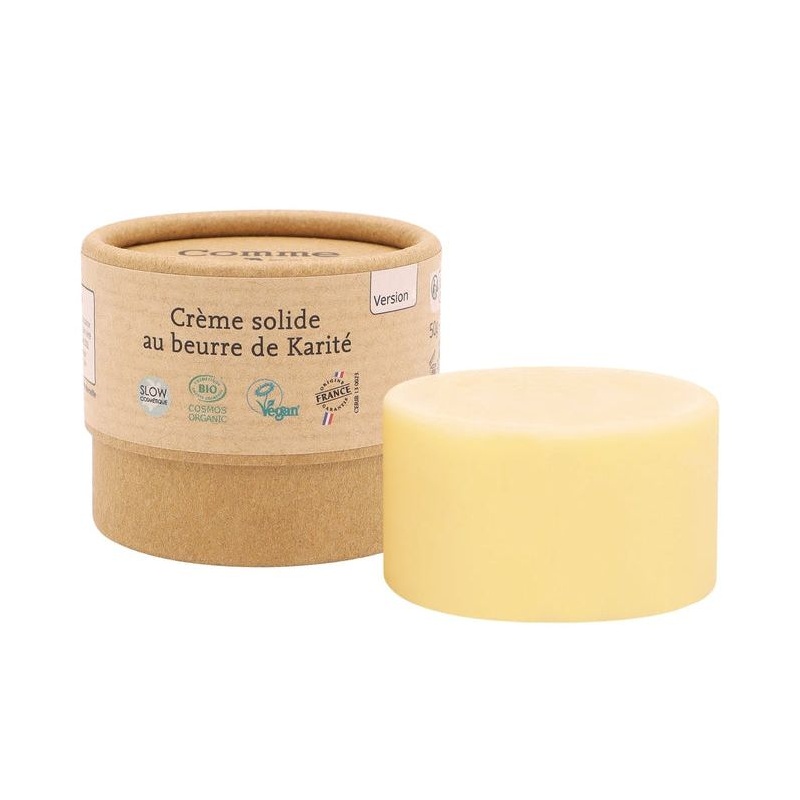 Crème solide au beurre de karité Comme Avant