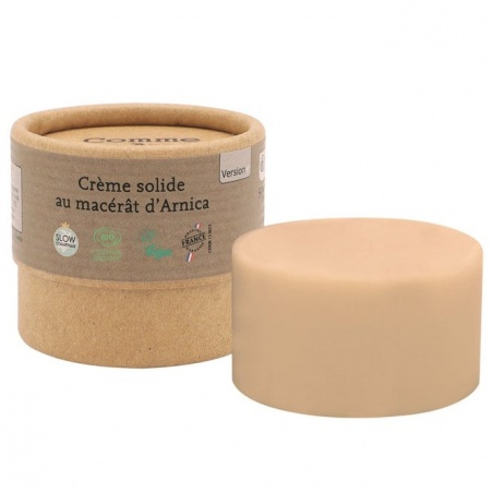 Crème solide au beurre de Karité, Arnica et Rose - Petits bobos Comme Avant - Comme Avant