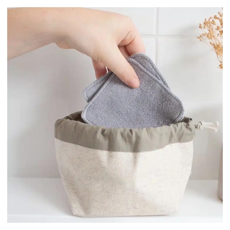 Lingettes lavables démaquillantes