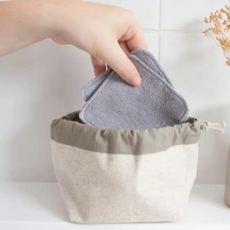 Lingettes lavables démaquillantes