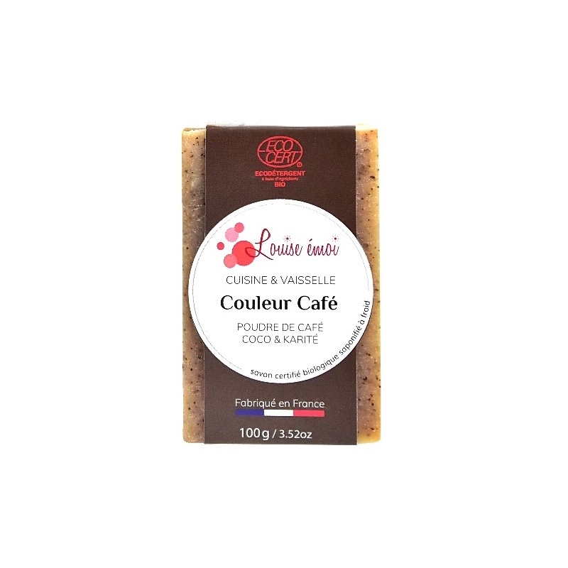 Savon vaisselle dégraissant - Couleur Café - Louise Émoi