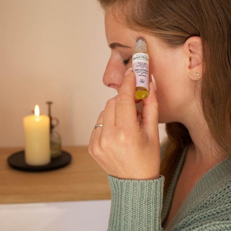 Coffret instant zen : bougie, infusion, roll-on relaxant Nouvojour