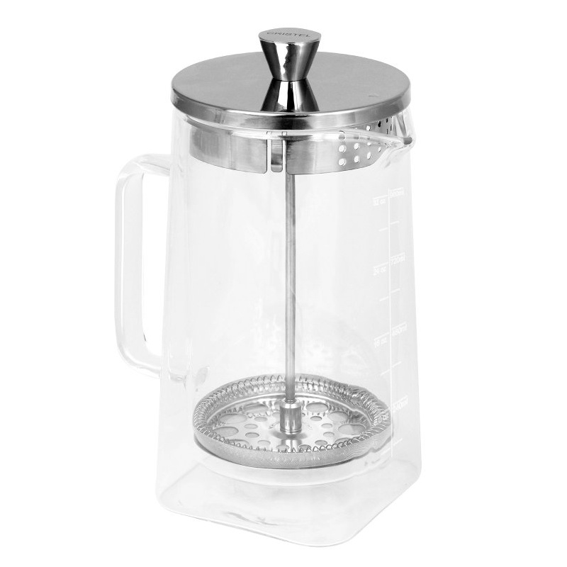 Cafetière à piston Robusta - 5 Tasses - Paroi double Cristel