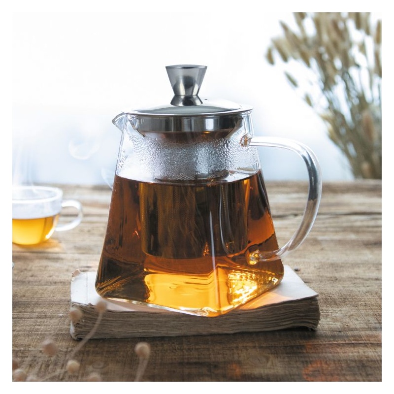 Théière Cristel Rooibos en verre transparent