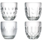 Coffret de 4 verres gobelets Troquet La Rochère