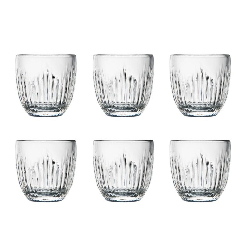 Lot de 6 verres expresso Jeux d'orgues - Troquet La Rochère