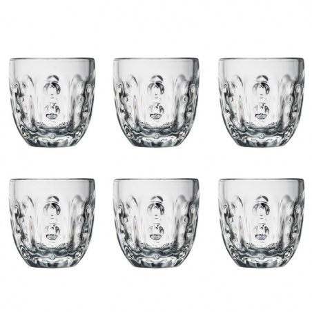 Lot de 6 verres expresso Géométriques - Troquet La Rochère - La Rochère