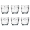 Lot de 6 verres expresso Fleurs - Troquet La Rochère