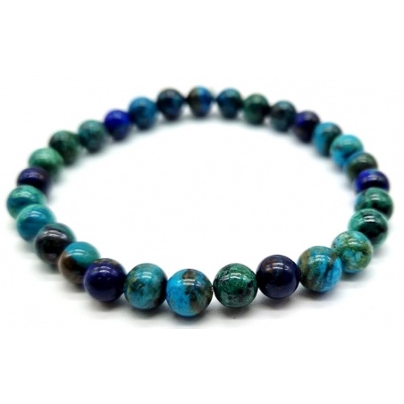 Bracelet Azurite - 6mm - AAA - 