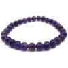 Bracelet Améthyste foncé - 8mm