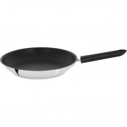 Poêle inox anti-adhésive Cristel Mutine 28 cm - manche fixe