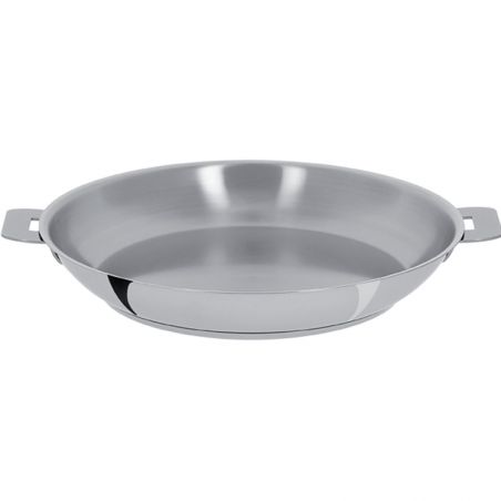 Poêle inox Cristel Mutine 22 cm avec poignée amovible - Cristel