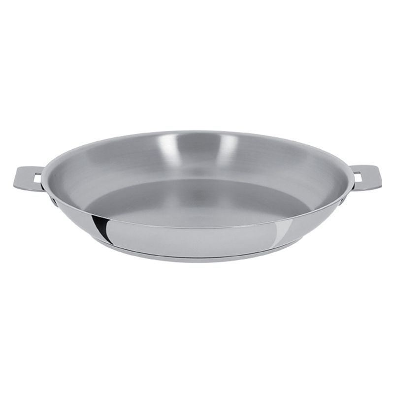 Poêle inox Cristel Mutine 28 cm avec poignée amovible