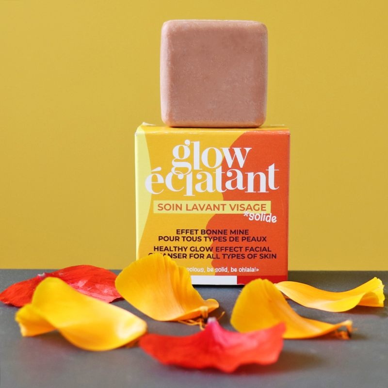 Soin Lavant Visage solide Glow Eclatant  Lamazuna
