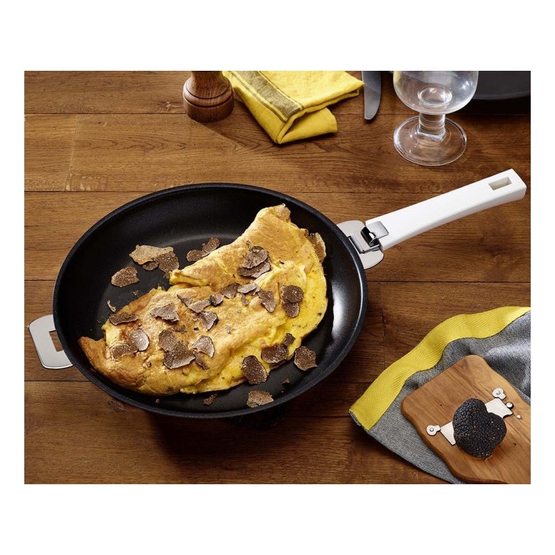 Poêle inox anti-adhésive Mutine 28 cm amovible Cristel