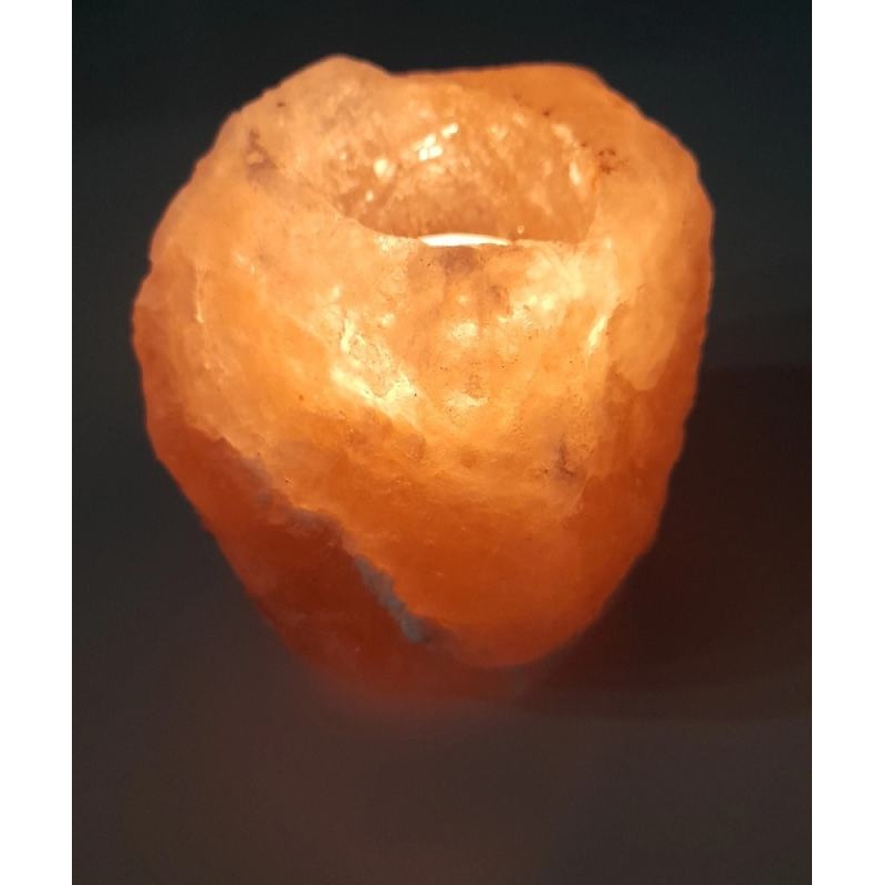 Bougeoir Cristaux de Sel brut 1 kg Esoterra