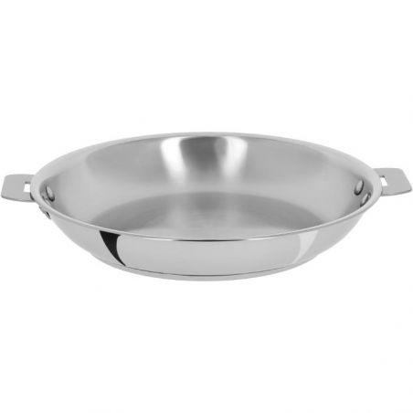 Poêle inox Cristel Casteline 24 cm amovible - Cristel