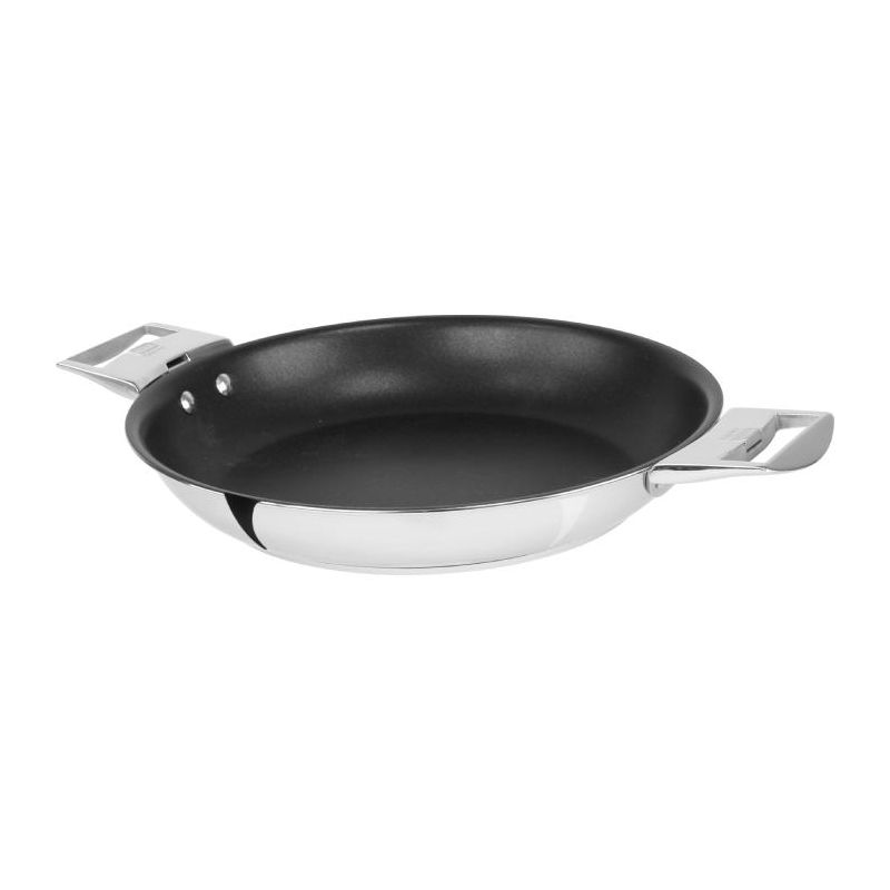 Poêle inox anti-adhésive Cristel Casteline amovible