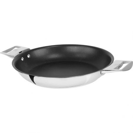 Poêle inox anti-adhésive Cristel Casteline amovible