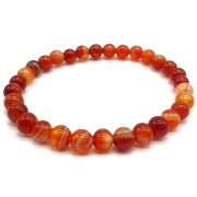 Bracelet Cornaline - 6mm