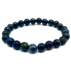 Bracelet Oeil de Faucon d'Afrique du Sud - perles 6mm - La Porte des