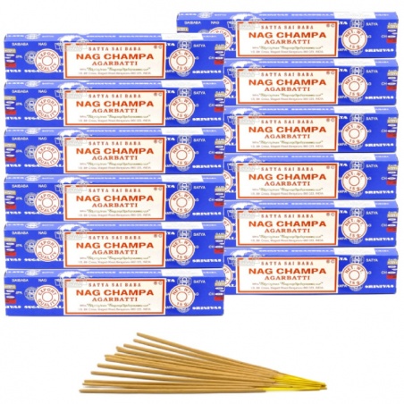 Encens Satya Nag Champa 15g - Lot de 12 boîtes 