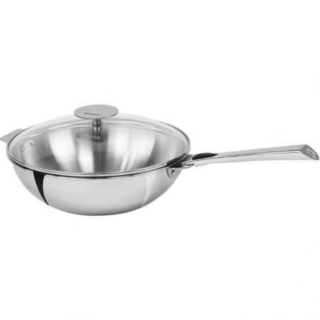 Wok inox Cristel Casteline amovible