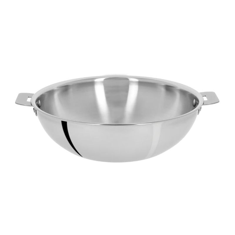 Wok inox Cristel Casteline 24 cm amovible