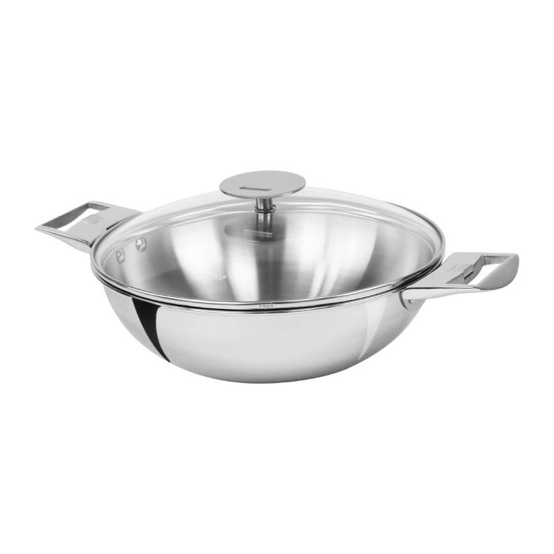 Wok inox Cristel Casteline 30 cm amovible
