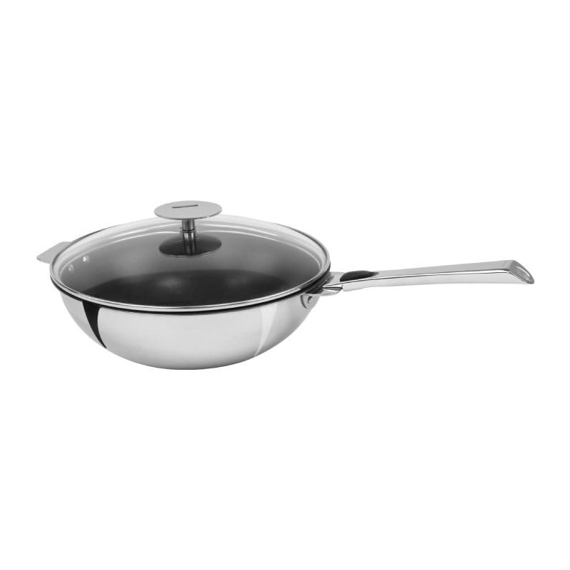 Wok anti-adhésif Cristel asteline 28 cm