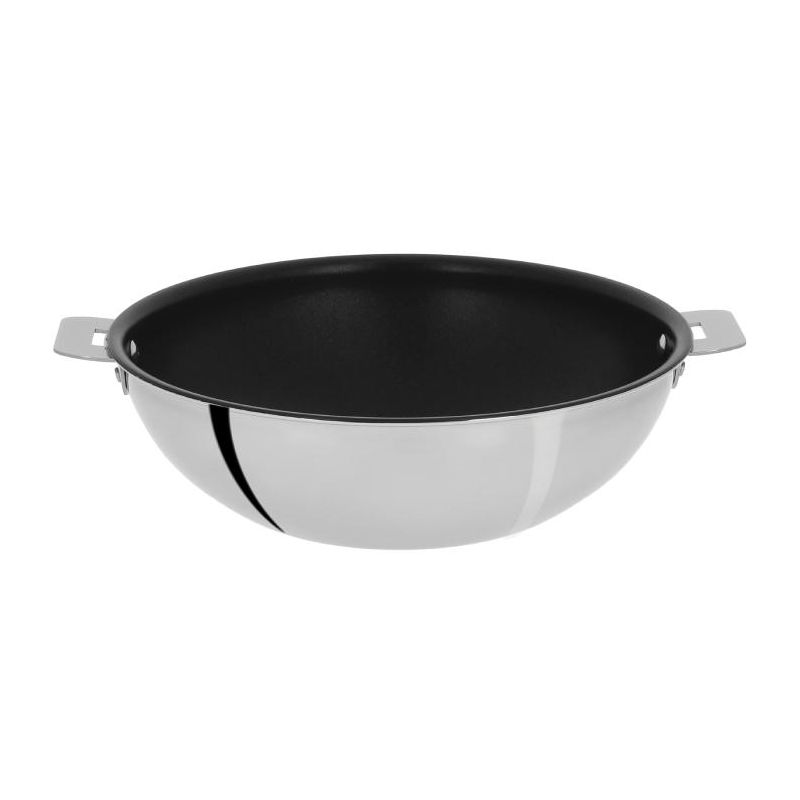 Wok inox anti-adhésif Casteline 28 cm