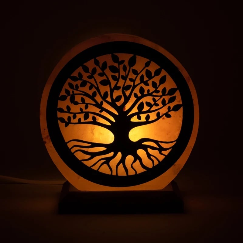 Lampe de Sel Himalaya Arbre de Vie Esoterra