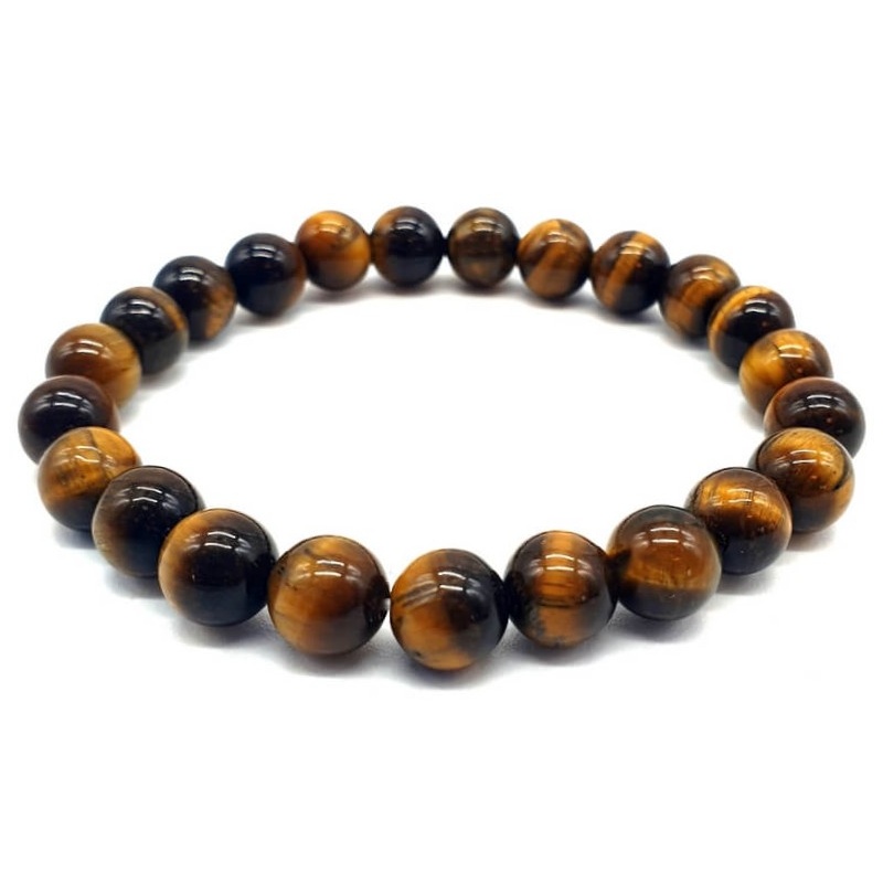 Bracelet de protection Oeil de Tigre 8mm