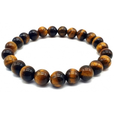 Bracelet de protection Oeil de Tigre 8mm - 