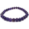 Bracelet Améthyste foncé - 6mm